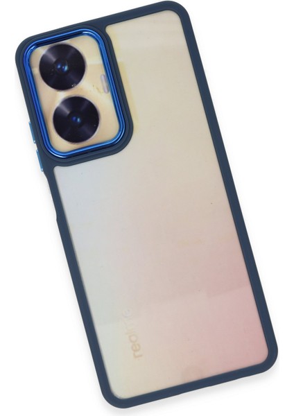 Realme C55 Kılıf Dora Kapak - Mavi 300099
