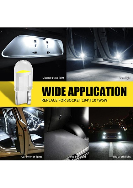 Yeni Nesil T10 LED Dipsiz W5W Mavi Park Tavan Plaka Ampülü modelleri