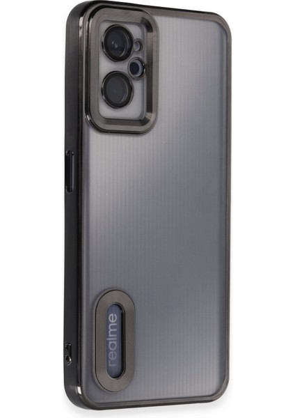 Realme 9i 4g Kılıf Slot Silikon - Siyah 300099