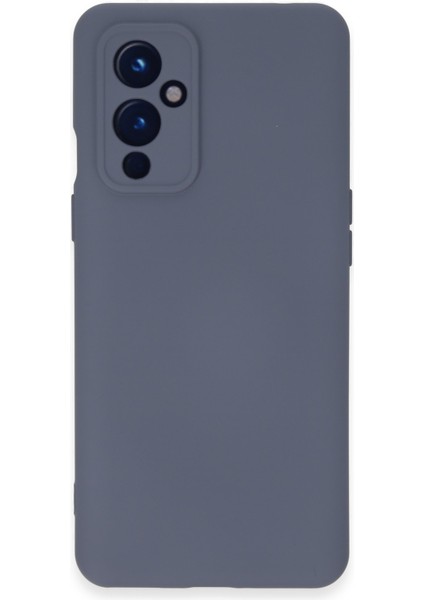 One Plus 9 Kılıf Nano Içi Kadife Silikon - Gri 300099