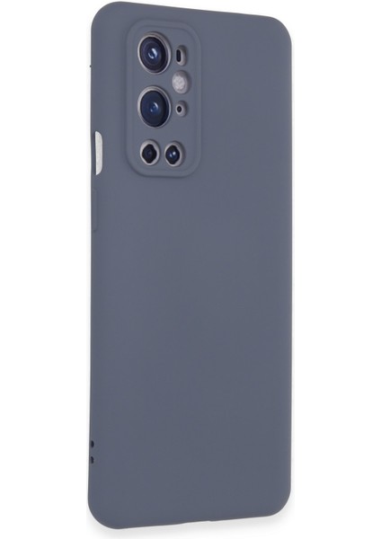 One Plus 9 Pro Kılıf Nano Içi Kadife Silikon - Gri 300099