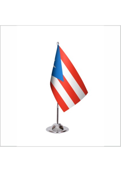 Porto Rico Tekli Masa Bayrağı