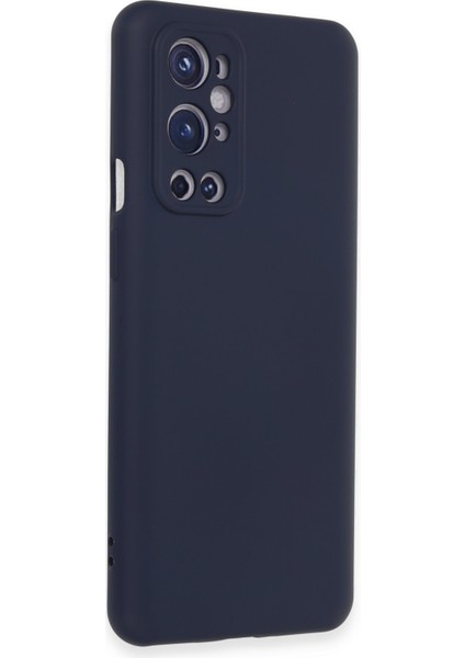 One Plus 9 Pro Kılıf Nano Içi Kadife Silikon - Lacivert 300099