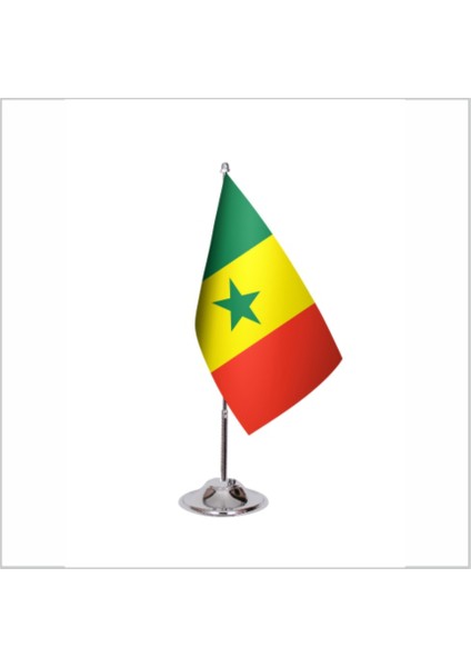Senegal Tekli Masa Bayrağı