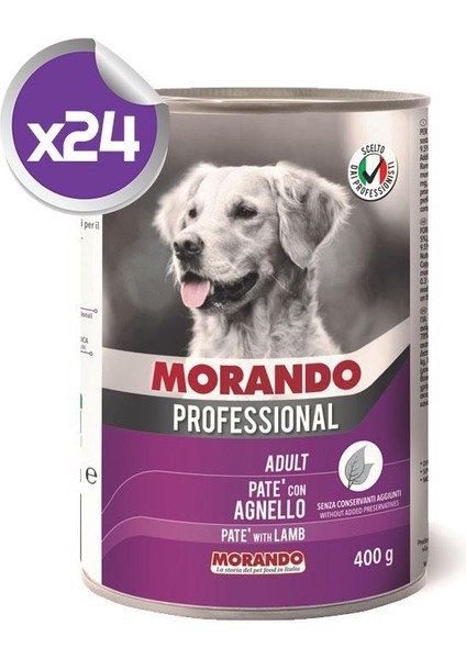Kuzu Etli Köpek Konservesi Ezme 24X400GR