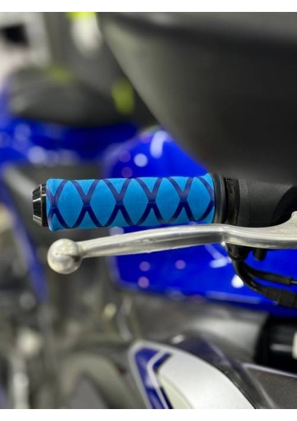 Mavi Cf Moto 250NK Kauçuk Gidon Sarmalı Elcik Kılıfı Elcik Koruma
