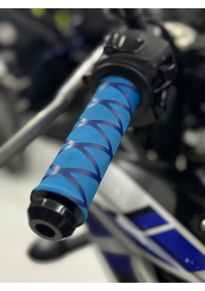 Mavi Cf Moto 250NK Kauçuk Gidon Sarmalı Elcik Kılıfı Elcik Koruma