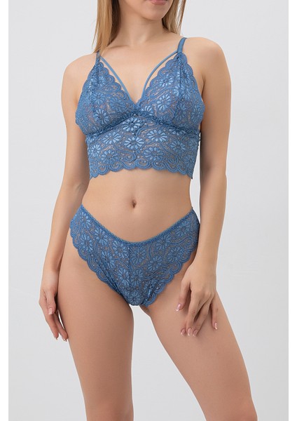 Dantelli Dolgusuz Bralet TAKIM-508