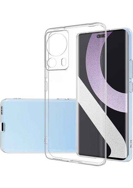 Xiaomi Mi 13 Lite Kılıf Lüx Şeffaf Silikon 300099