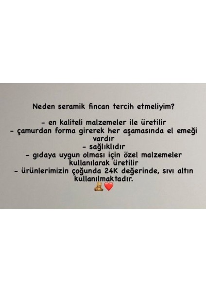 24K Gerçek Altın Dekorlu El Yapımı Fatma Ana Eli Seramik Mug Kupa modelleri