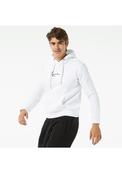 Karl Kanı Beyaz Erkek Oversize Sweatshirt