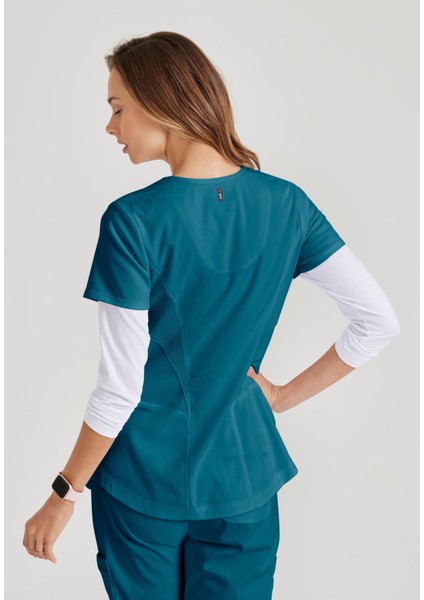 Grey's Anatomy Carly Medikal Giyim Doktor Scrubs Cerrahi Takım Likralı Hastane Üniforması modelleri