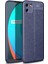 Realme C11 Kılıf Focus Derili Silikon - Lacivert 300099 1
