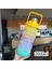 Degrade Üç Renkli Uzay Fincanı Buzlu Çift Içme Samanı Büyük Kapasiteli Su Isıtıcısı 2000ML (Yurt Dışından) 1