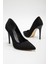 Kadın Stiletto Siyah Süet 3