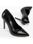 Kadın Stiletto Siyah Kroko 3