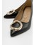 Tokalı Topuklu Ayakkabı Siyah Cilt 3