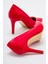 Kadın Stiletto Kırmızı Cilt 4