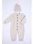 Babyhola Organik Triko Kız Erkek Bebek Çocuk Bereli Tulum Takım 5717 3