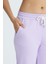 Kadın Basic 2 Iplik Likralı Regular Fit Paçası Lastikli Eşofman Altı 4