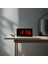 Sanec Dijital LED Duvar ve Masa Saat ve Derece - Kırmızı (Kasa Ölçüleri: 7X17 Cm) 2