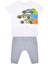 Yarışçı Erkek Çocuk T-Shirt Kapri Şort Takım 3