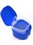 Lacivert Protez Kutusu, Süzgeçli Bardak, Ağ Kabı Tutuculu (Yurt Dışından) 5