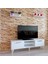 ( Ms 70 ) Mdf Tv Ünitesi Dolabı,raflı,beyaz 1