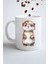 Anime Cute Otter Su Sanuru Baskılı Hediye Kupa Bardak Porselen Çay Kahve Fincanı 2