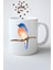 Blue Bird Minik Serçe Baskılı Hediye Kupa Bardak Porselen Çay Kahve Fincanı 1