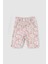 Bambu Kısa Çocuk Tayt Çiçek Desenli 1