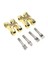 2 Adet Metal Tampon D-Ring Vinç Çekme Kancası Kanat Kancası 1/10 Rc,4 (Yurt Dışından) 1