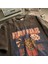 Yıkamalı Streetwear Retro Baskılı Oversize Vintage T-Shirt 1