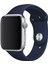 Apple Watch Seri 1/2/3/4/5/6/7/8/se/ultra 38MM 40MM 41MM Kordon Kayış Bileklik Klasik Silikon Dark Blue 2