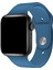 Apple Watch Seri 1/2/3/4/5/6/7/8/se/ultra 42MM 44MM 45MM 49MM Kordon Kayış Bileklik Klasik Silikon Denim Blue 2