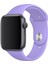 Apple Watch Seri 1/2/3/4/5/6/7/8/se/ultra 42MM 44MM 45MM 49MM Kordon Kayış Bileklik Klasik Silikon Lila 2