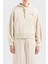 Pamuklu Regular Fit Kapüşonlu Sweat Bayan Sweat 3DYM12 Yjffz 1787 1