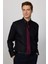 Slim Fit Non-Iron Ütü Gerektirmez Siyah Erkek Gömlek 1