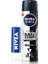 Men Erkek Sprey Deodorant Black&white Invisible Original 150ML ve Original Care Renksiz Dudak Kremi 1