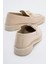 Kaydırmaz Tokalı Kadın Loafer Ayakkabı TEN CİLT 4
