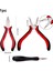 Bradoo-1 Paket 45 Çelik Takı Boncuk Crimper Araçları Takı Yapımı Için Sıkma Basın Pense Kırmızı (Yurt Dışından) 2