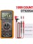 LCD Dijital Multimetre Taşınabilir 1999 Sayımlar Multitester Ac/dc Gerilim Diyot Test Cihazı Akım Direnci Kapasite Ölçer Ampermetre Test Probu ile (Yurt Dışından) 2