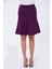 Kadın Mor Mevsimlik Parçalı kloş Midi Etek 1896-63 2