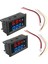 Adet Dijital Voltmetre Ampermetre Dc 100V 10A Amp Gerilim Akım Ölçer Test Cihazı Mavi + Kırmızı Çift LED Ekran Paneli Bağlantı Telleri ile (Yurt Dışından) 1