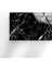 Siyah Mermer Desenli Temperli Cam Duvar Tablosu 4