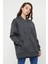 Ünisex Fermuarlı Sweatshirt Antrasit 1