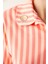 Base Rosy Stripes Gömlek Pantolon Gül Kurusu Pijama Takımı 4