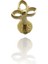 Lotus Çiçeği Tragus Küpe 14 Ayar Altın 1