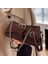 Küçük Çanta Kadın 2024 Sonbahar ve Kış Yeni Moda Taş Tahıl Zincir Crossbody Çanta Net Kırmızı Omuz Koltuk Altı Baget Kadın Çantası (Yurt Dışından) 3