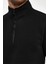 Yüksek Yaka Yarım Fermuarlı Basic Sweatshirt 4